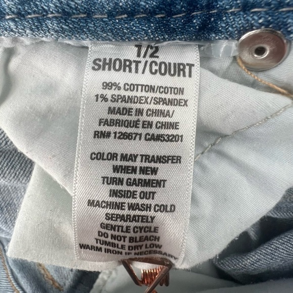 Aeropostale Hailey Skinny Flare Jeans Size 1/2 Short Women’s - Picture 5 of 5